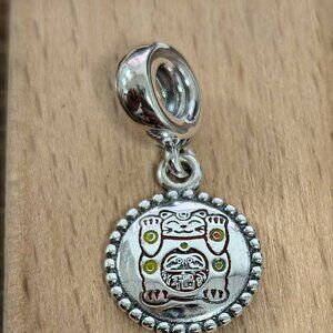 Pandora Lucky Cat Fortune Cat Charm Pendant, S925 Silver Bracelets
